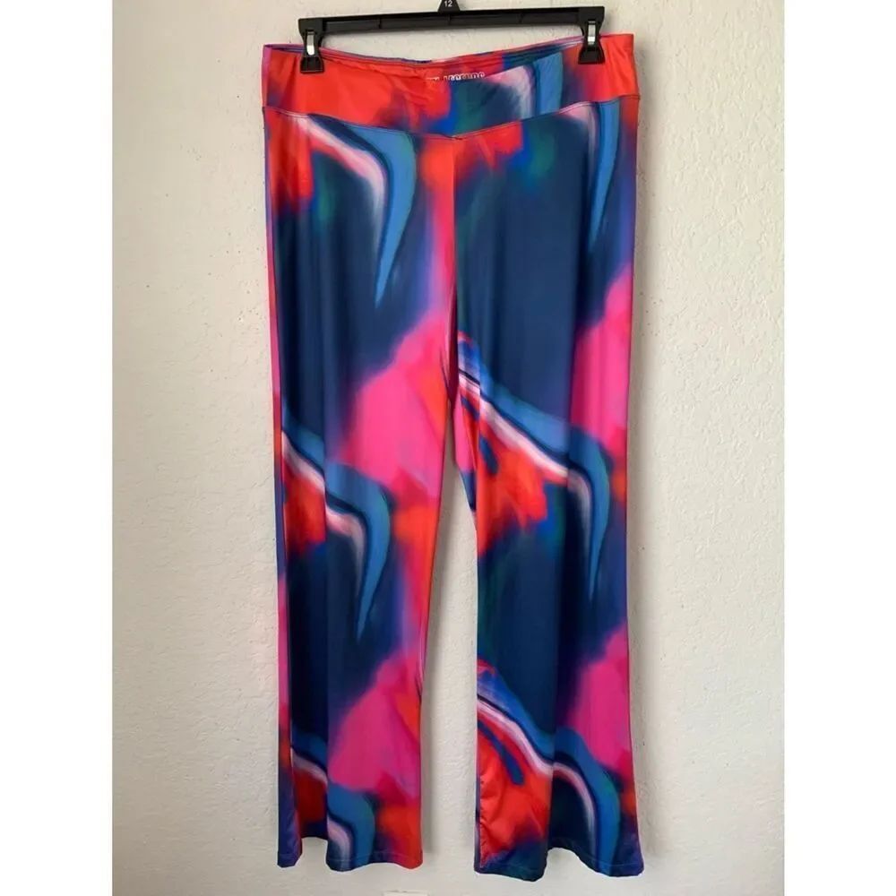 Reel Legends Women’s Active Lightweight Pants Abstract Swirl Size L